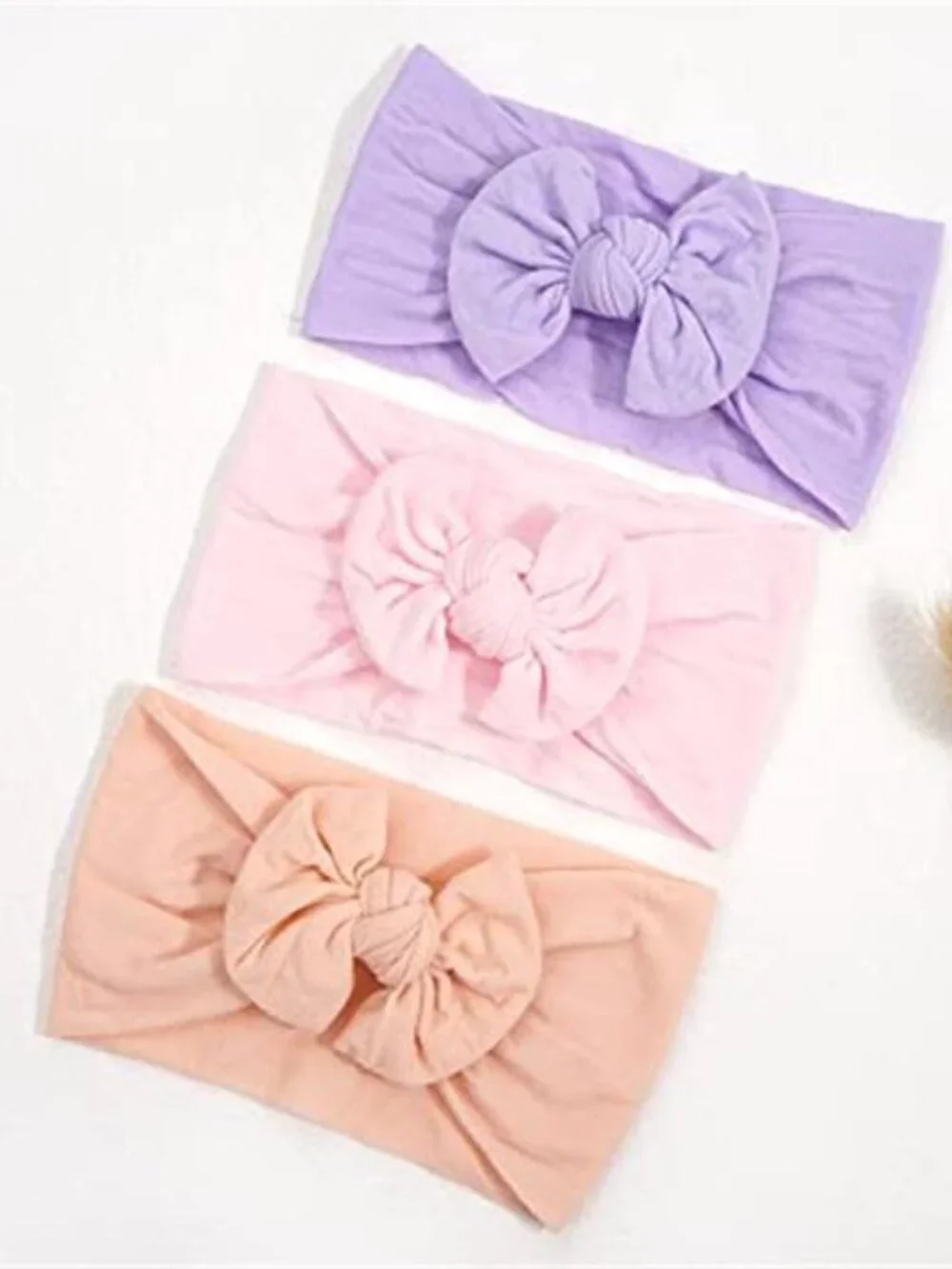 20PCS Baby Girls Headbands Nylon Hair Bows Newborn Toddler Infant Hair Accessori